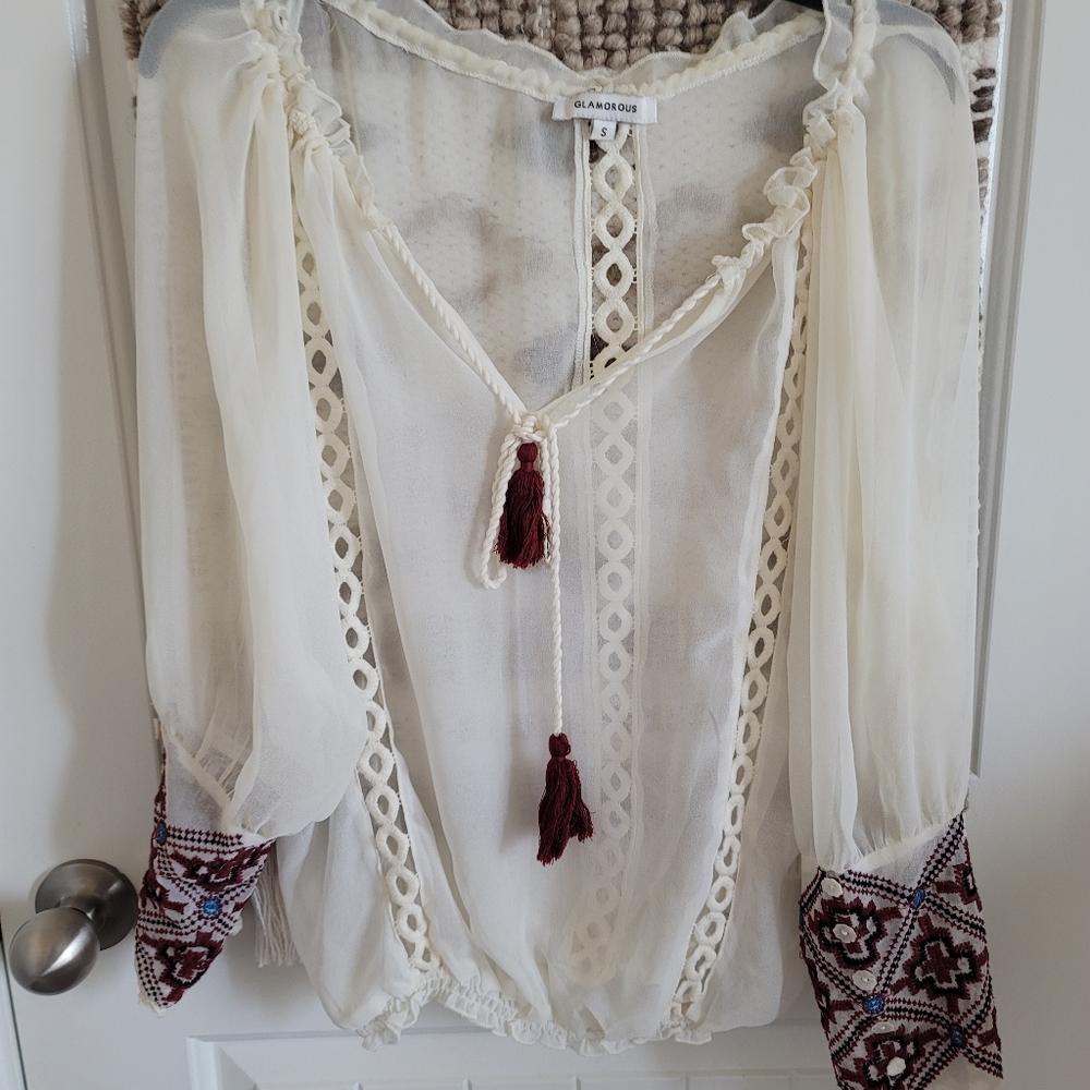 UO sheer whatever top